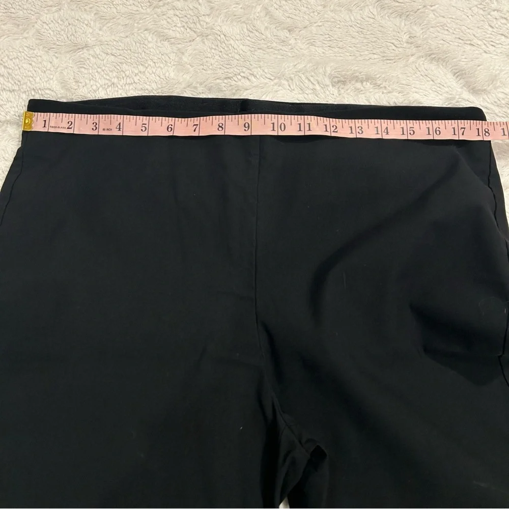 Chico's - Pull Ons - Black High Rise Cropped Ankle Pants 3R/16R - Picture 5 of 11